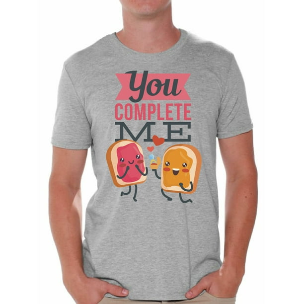 Men's You Complete Me Funny Donut T-Shirt Men's You Complete Me Funny Donut T-Shirt